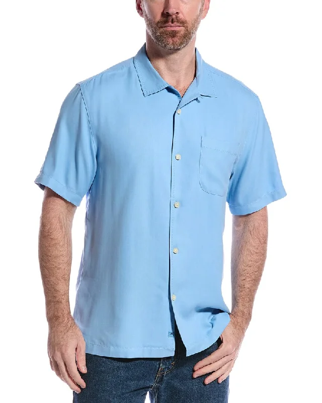 Super Bargain Tommy Bahama Hawaiian Herringbone Silk Shirt