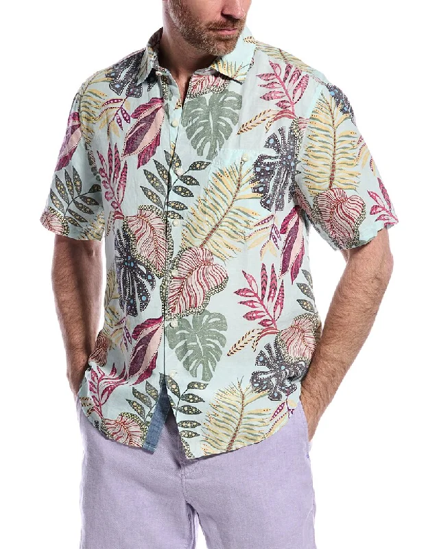 Make Your Weekend Count with Savings Tommy Bahama Sand Linen Retro Vines Linen-Blend Shirt Make Your Weekend Count with Savings Tommy Bahama Sand Linen Retro Vines Linen-Blend Shirt