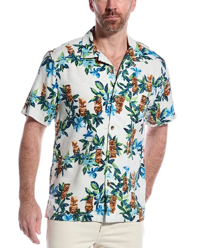 Final Clearance Tommy Bahama Tiki Tumble Silk Shirt