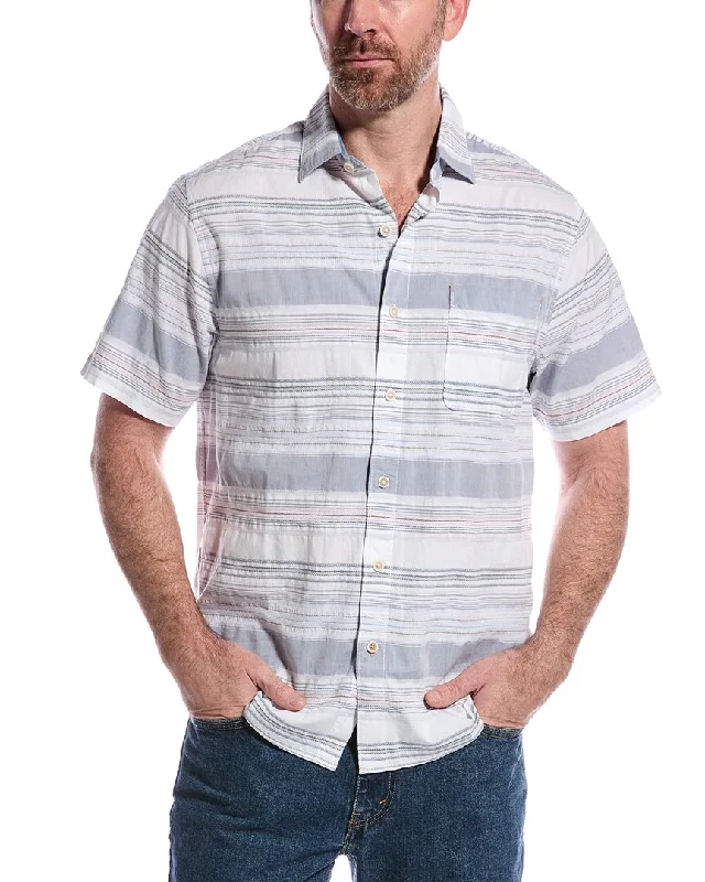 Weekend Bargains to Cherish Tommy Bahama White Sand Beach Stripe Shirt