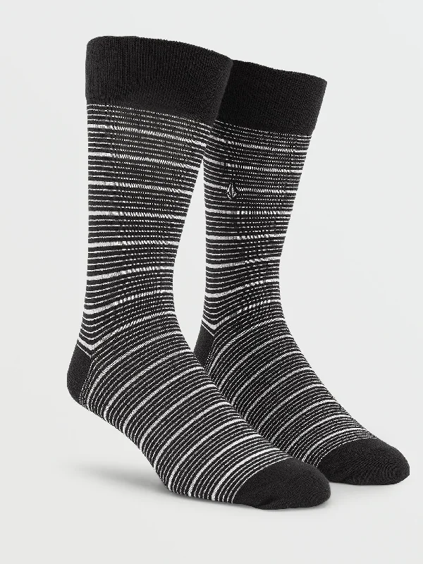 Daily Deals True Socks - Black White