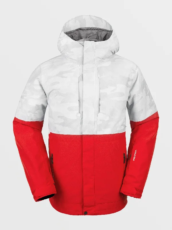 Deep Discounts Mens V.Co Op Insulated Jacket - White Camo