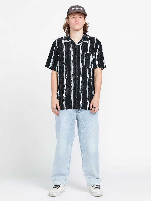 Savings Alert Volcom Entertainment Hockey Dad Short Sleeve Shirt - Stealth