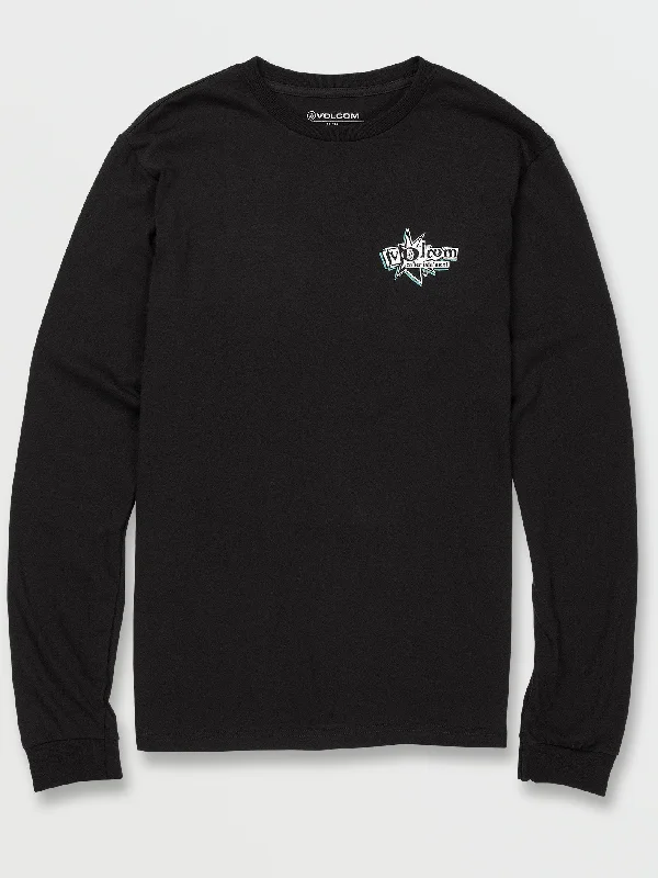 Buy Now Volcom Entertainment Long Playing Long Sleeve Tee - Black