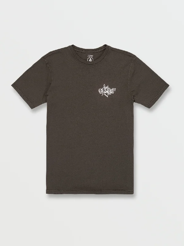 Amazing Value Volcom Entertainment Long Playing Short Sleeve Tee - Rinsed Black