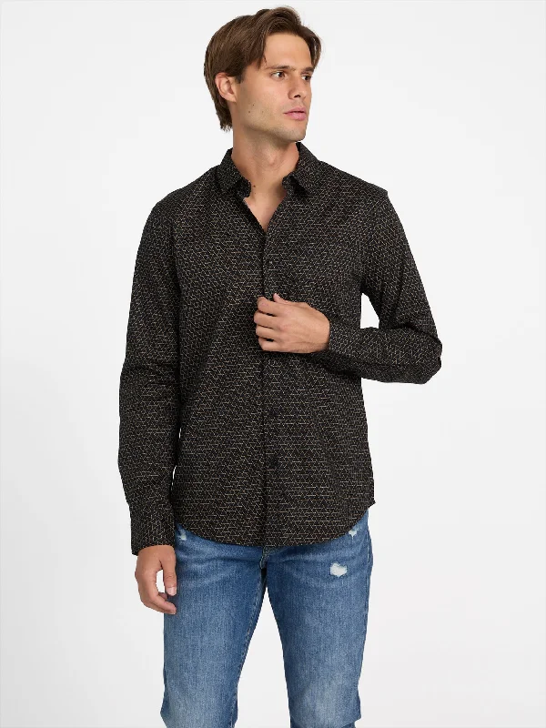 Final Markdown Wally Printed Poplin Shirt