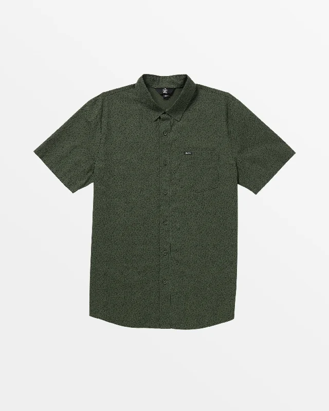 Low Price Warbler Short Sleeve Woven Top - Duffle Bag