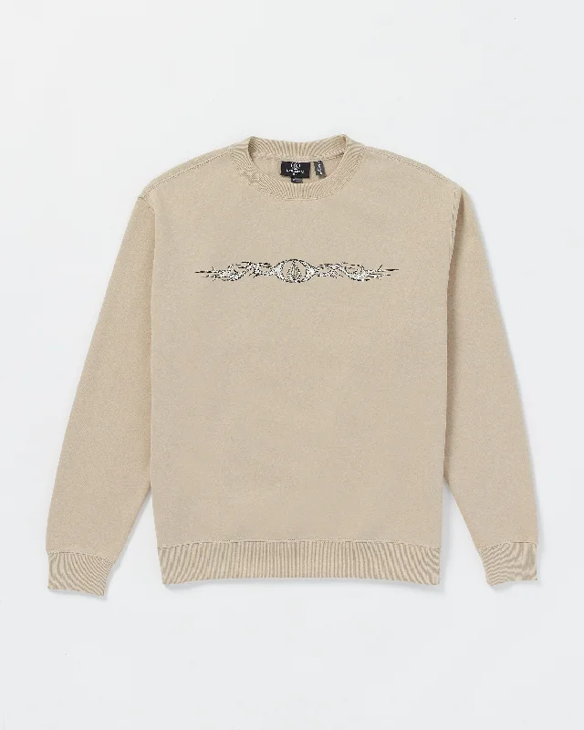 Unmissable Offer Watanite Crew Sweatshirt - Light Khaki