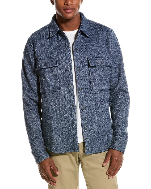 Act Now WEATHERPROOF VINTAGE Mixy Knit Shirt Jacket
