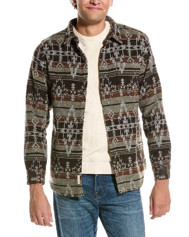 Super Savings WEATHERPROOF VINTAGE Southwest Wool-Blend Shirt Jacket