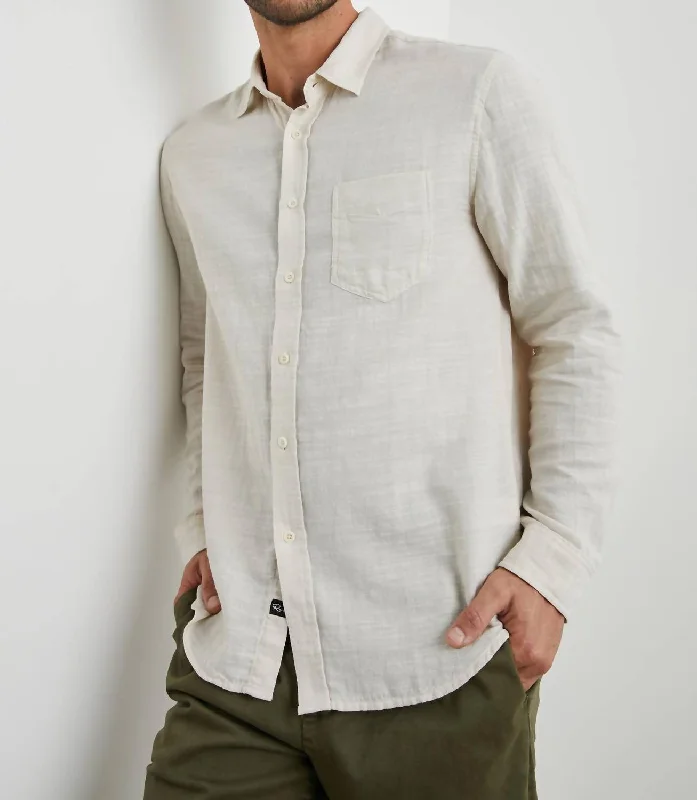 Early Bird Wyatt Shirt In Hummus
